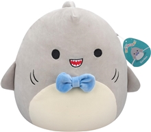 Squishmallows - 19 cm plyšák - Gordon Grey Shark
