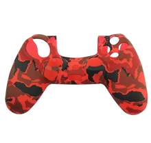 Silikonový obal na ovladač - Red Camo (PS4)