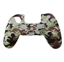 Silikonový obal na ovladač - Green Camo (PS4)