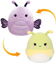 Squishmallows: Flip A Mallows - 13 cm plyšák - motýl/housenka