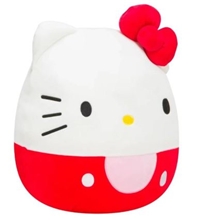 Squishmallows - 30 cm plyšák - Hello Kitty Red