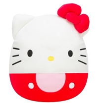 Squishmallows - 30 cm plyšák - Hello Kitty Red