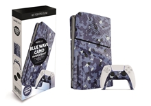 Kryt na konzoli PS5 Slim - Blue Wave Camo Faceplates Kit (PS5)