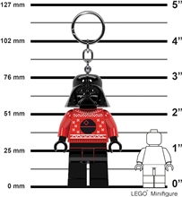 LEGO - klíčenka s LED světlem Star Wars - Darth Vader ve svetru