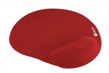 Podložka pod myš gelová C-TECH MPG-03R - červená (240x220 mm) (PC)