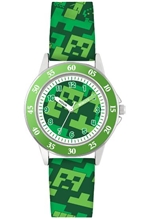 Minecraft Creeper zelené dětské hodinky