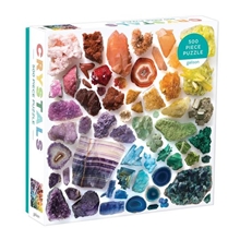 Galison Puzzle Duhové krystaly 500 dílků