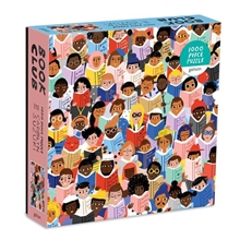 Galison Puzzle Knižní klub 1000 dílků