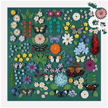 Galison Puzzle Motýlí botanická zahrada 500 dílků
