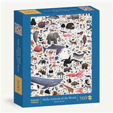 Chronicle Books Puzzle Ahoj zvířata světa 500 dílků