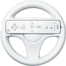 Wii steering wheel - white (Wii) (BAZAR)
