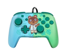 PDP Faceoff Deluxe Controller + Audio - Animal Crossing (SWITCH)