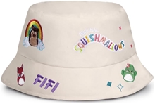 Squishmallows - klobouk - bílý