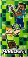 Osuška Minecraft - Steve a Alex (70 x 140 cm)