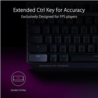 ASUS klávesnice ROG STRIX SCOPE NX WIRELESS DELUXE (ROG NX RED / PBT) - US
