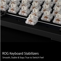 ASUS klávesnice ROG STRIX SCOPE II, mechanická, drátová, ROG NX Snow / PBT, US