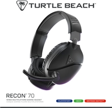 Herní sluchátka Turtle Beach RECON 70P, 3.5mm (PC/PS4/PS5/X1/XSX)