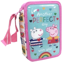 Třípatrový vybavený penál - Peppa Pig