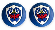 Gumičky na analogové páčky - Blue Shield (SWITCH)