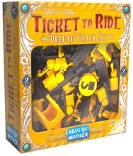 Ticket to Ride (Jízdenky, prosím!): 20th Anniversary Deluxe Train Set - žlutý