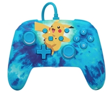 PowerA Enhanced drátový ovladač - Tie Dye Pikachu (SWITCH)