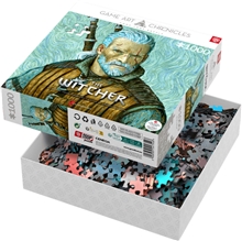 GOOD LOOT Game Art Chronicles - The Witcher: Geralt Van Gogh Puzzle (1000 ks)