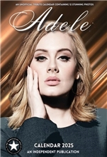 Nástěnný kalendář 2025: Adele (A3 29,7 x 42 cm)