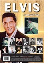 Nástěnný kalendář 2025: Elvis Presley (A3 29,7 x 42 cm)