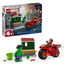 LEGO® Marvel 76287: Iron Man s motorkou a Hulk
