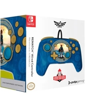 PDP Rematch Wired controller - Zelda Hyrule Blue (SWITCH)
