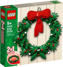 LEGO® Iconic 40426: Vánoční věnec 2 v 1