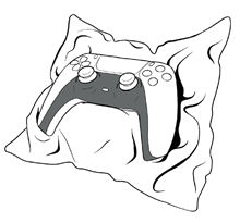 Držák 3D Pillow Stand pro DualSense Controller - bílý