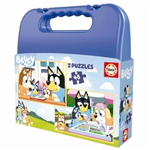 Puzzle v kufříku 2x48 - Bluey