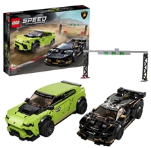 LEGO® Speed Champions 76899: Lamborghini Urus ST-X & Lamborghini Huracán Super Trofeo EVO	