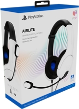 PDP Airlite sluchátka, drátová, bílá (PS4/PS5/PC)