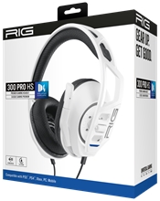 Nacon RIG 300 PRO HS, herní sluchátka pro PS4 a PS5, bílá (PS4/PS5)