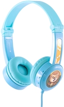 BuddyPhones Travel - dětská cestovní sluchátka, skládací - modrá (SLEVA)