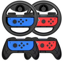 Joycon Grip & Wheel 4 in 1 - černé (SWITCH)