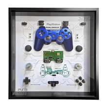 PlayStation 3 Dualshock 3 Controller Shadowbox - Blue