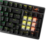 ASUS klávesnice ROG STRIX SCOPE II X, mechanická, drátová, ROG NX Snow V2, CZ/SK