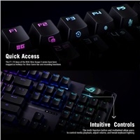 ASUS klávesnice ROG STRIX SCOPE II X, mechanická, drátová, ROG NX Snow V2, CZ/SK