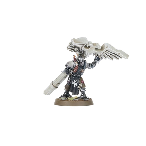 Warhammer 40.000: Black Templars Chaplain Grimaldus and Retinue