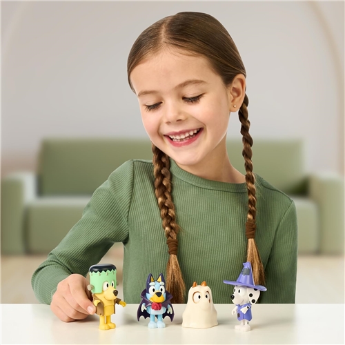 Figurky Bluey 4-Pack - Halloween