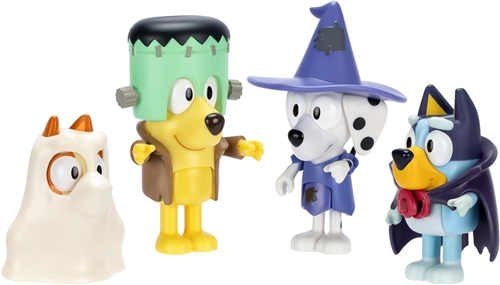 Figurky Bluey 4-Pack - Halloween