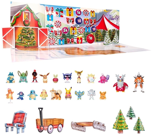 Adventní kalendář Pokémon - Pop-Up N Play Deluxe 2025