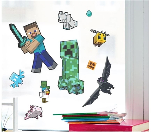 Samolepky na okna - Minecraft
