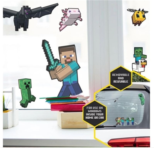 Samolepky na okna - Minecraft