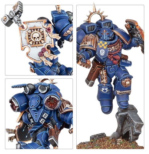 Warhammer 40.000 Space Marines Captain with Jump Pack and Relic Shield