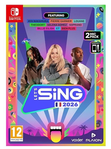 Let's Sing 2026 (Switch) + 2 mikrofóny