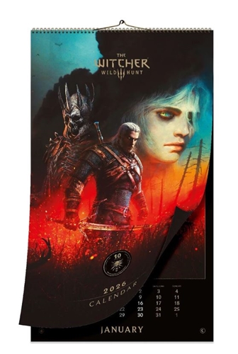 Zaklínač 2026 - Nástěnný kalendář